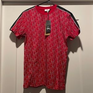 Christian Dior Red Tee and Short